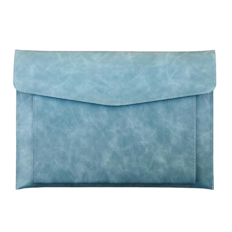 A4 Double Layer PU Document Bag 14 Inch Laptop Briefcase File Organizer Holder For Office School Supplies