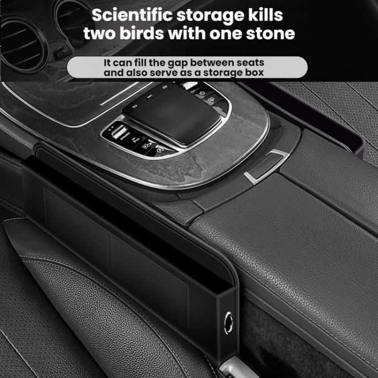Multifunctional Car Interior Seat Crack Storage Box, Size: 30x20x4cm - Flat Line