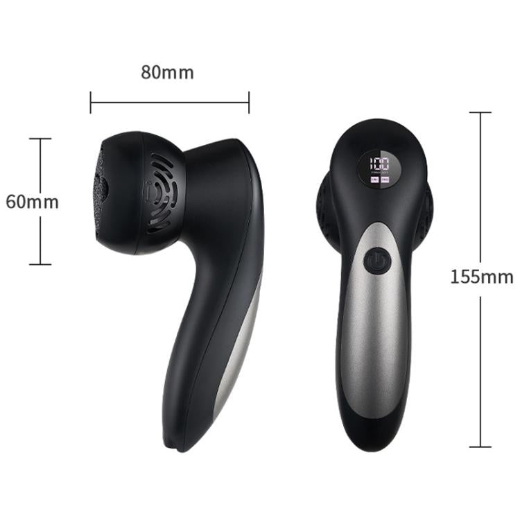 ZM-518 Electric Vacuum Callus Remover With Digital Display Dead Skin Callus Foot File Machine, Spec: 13pcs Black