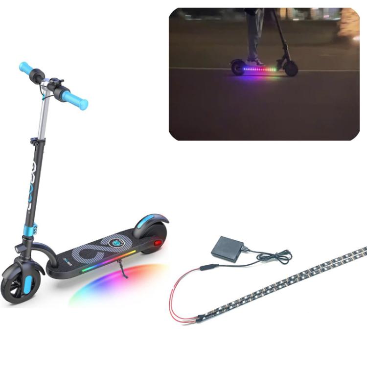 Scooter Chassis RGB Ambient Lighting Strip With Battery Compartment, Specification: 0.5m 9 Lights