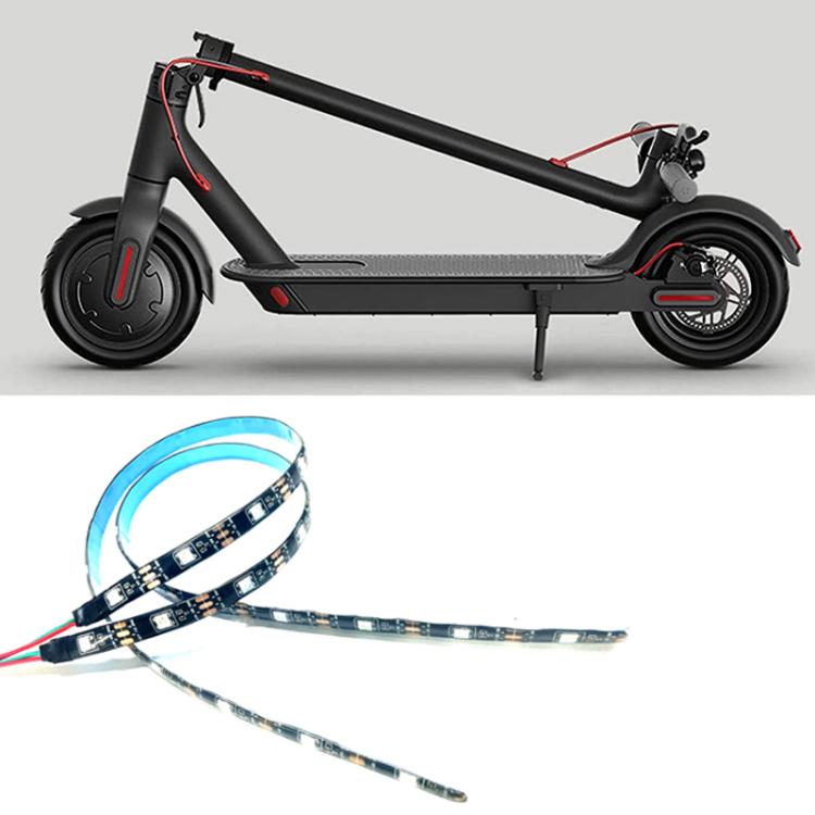 Scooter Chassis RGB Ambient Lighting Strip With Battery Compartment, Specification: 0.5m 9 Lights