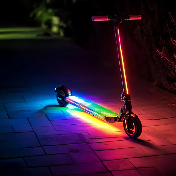 Scooter Chassis RGB Ambient Lighting Strip With Battery Compartment, Specification: 0.5m 15 Lights