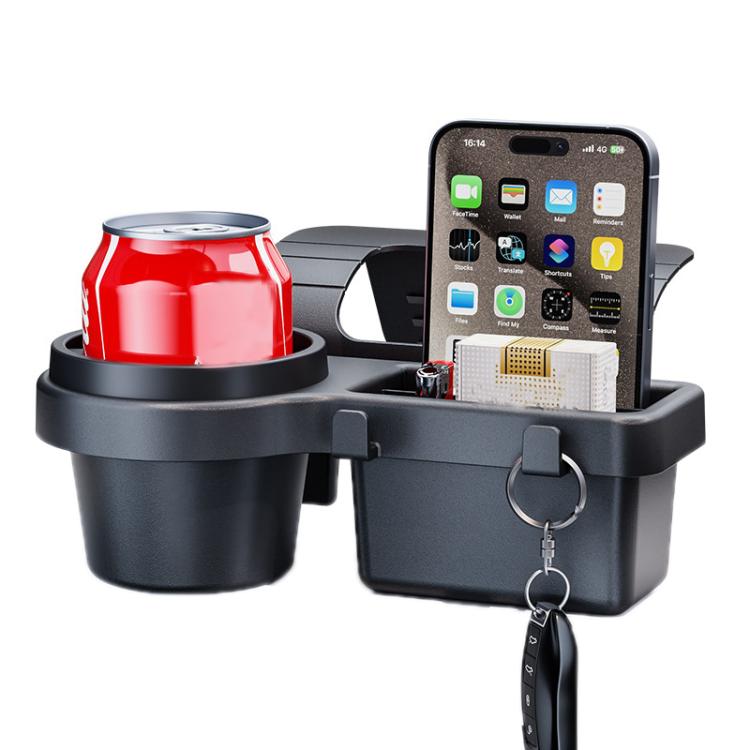SHUNWEI Multifunctional Door Storage Cup Holder Mobile Phone Slot Storage Box - 202x176x91mm