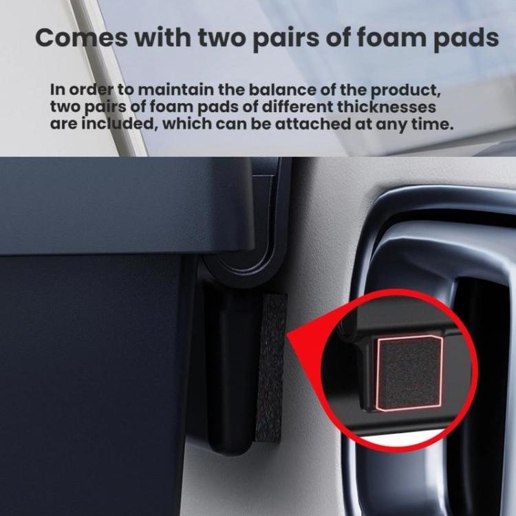 SHUNWEI Multifunctional Door Storage Cup Holder Mobile Phone Slot Storage Box - 202x176x91mm