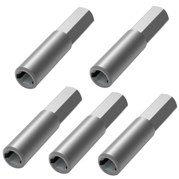5pcs 6.35mm To 4mm Multi-Function Bit Adapter Screwdriver Bit Accessories