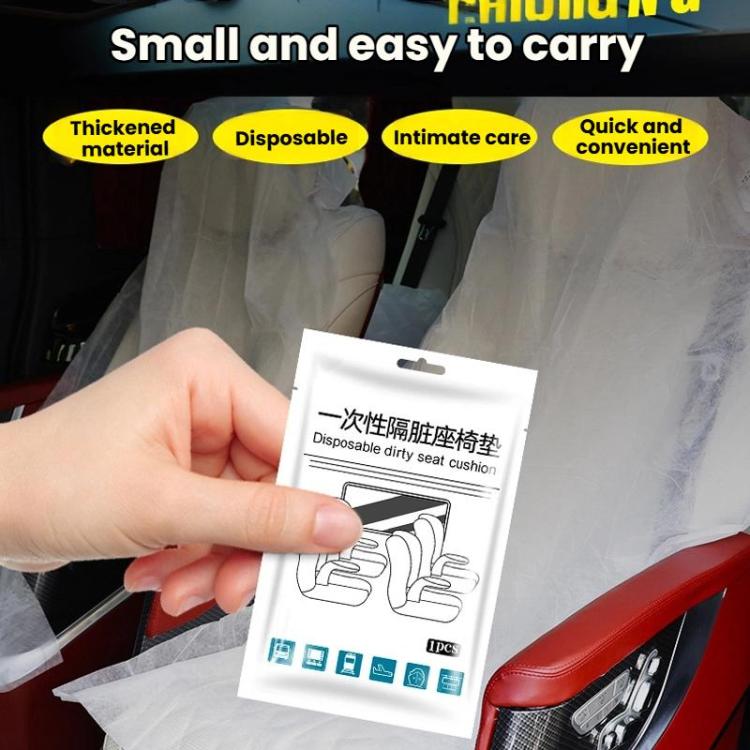 10pcs Disposable Seat Cover Disposable Non-Woven Train Seat Cover Anti-Dirt Dust-Proof Protective Seat Cushion, Spec: Without Armrests
