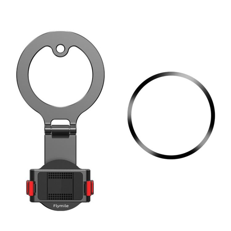For DJI Osmo Action 3 / 4 / 5 Pro / Osmo 360 Flymile Quick-Release Magnetic Mount - Black