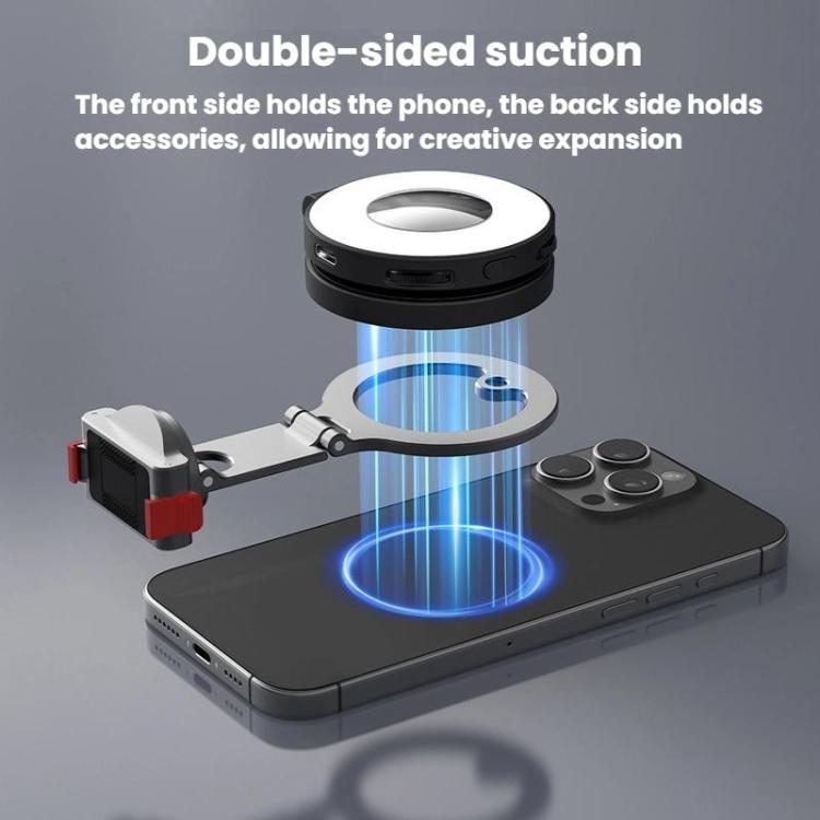 For DJI Osmo Action 3 / 4 / 5 Pro / Osmo 360 Flymile Quick-Release Magnetic Mount - Black