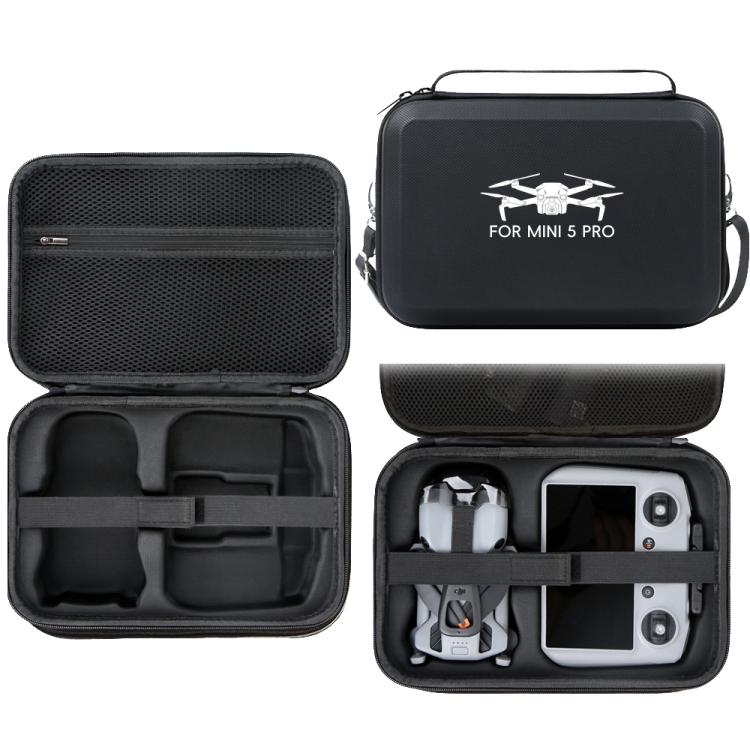 For DJI Mini 5 Pro & RC 2 PU Storage Bag Shoulder Carrying Bag