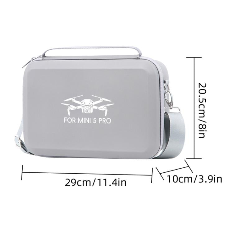 For DJI Mini 5 Pro & RC 2 PU Storage Bag Shoulder Carrying Bag