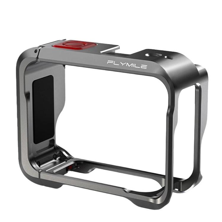 For Insta360 Ace Pro / Ace Pro 2 Flymile Rabbit Cage Metal Protective Frame Extension Action Camera Accessories - Black