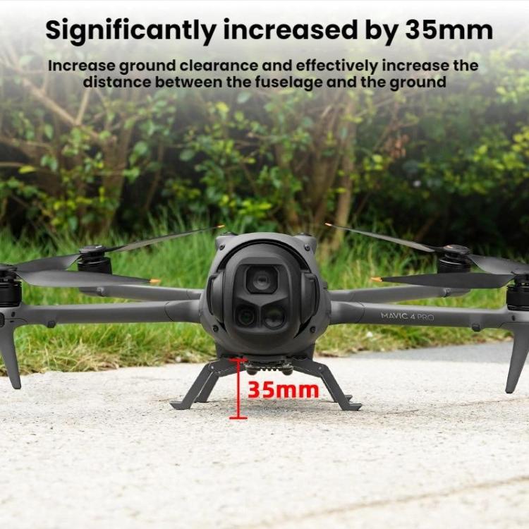 For DJI Mavic 4 Pro BRDRC Heightened Support Tripod Landing Gear Accessory - Gray