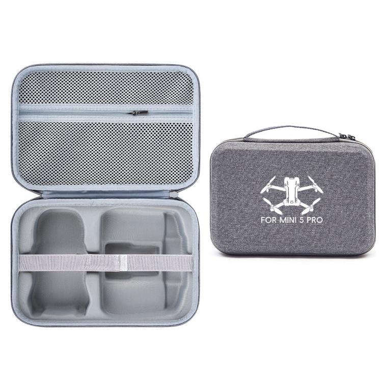 For DJI Mini 5 Pro & RC 2 Nylon Storage Bag Carrying Handbag - Gray