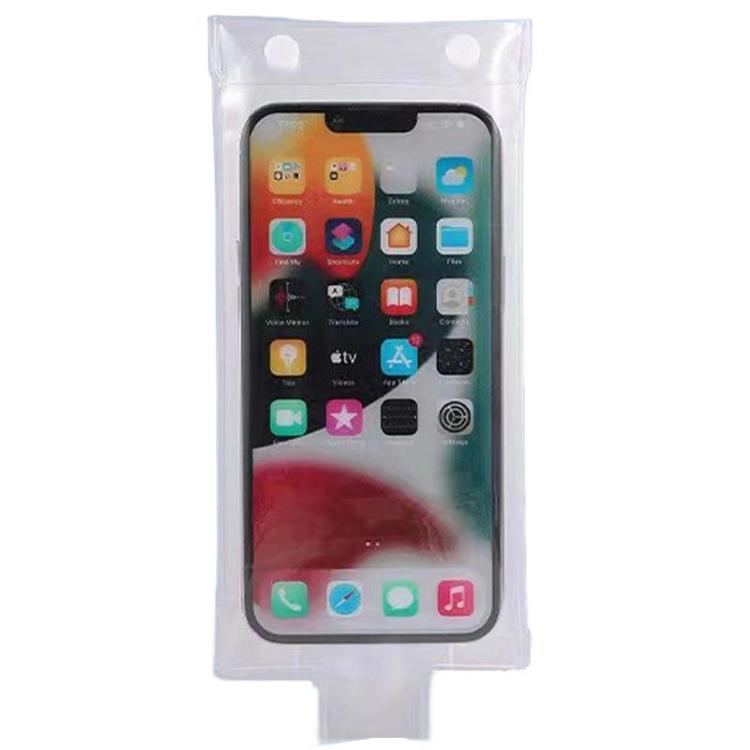 10pcs Waterproof Phone Pouch For Cycling Rechargeable Mount-CompatibleTouchscreen-Enabled Rainproof Case - Transparent