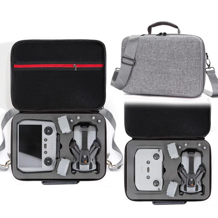 For DJI Mini 5 Pro & RC 2 / RC-N3 Remote Control Nylon Storage Bag Portable Travel Shoulder Bag - Gray