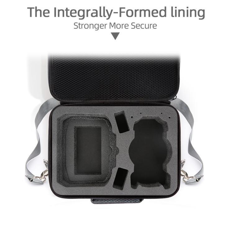For DJI Mini 5 Pro & RC 2 / RC-N3 Remote Control Nylon Storage Bag Portable Travel Shoulder Bag - Gray