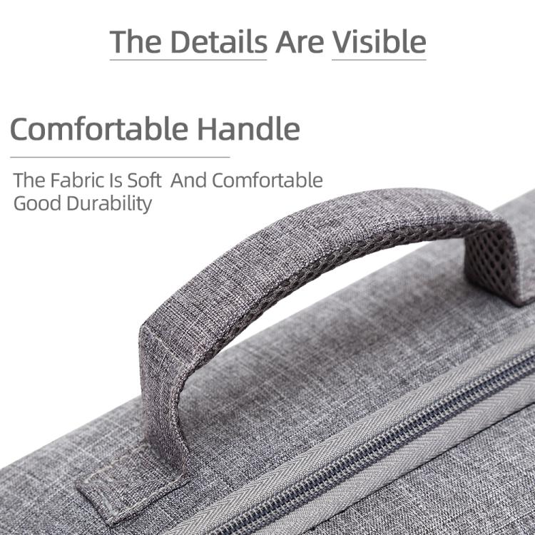 For DJI Mini 5 Pro & RC 2 / RC-N3 Remote Control Nylon Storage Bag Portable Travel Shoulder Bag - Gray