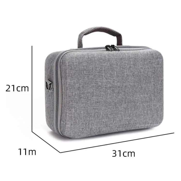 For DJI Mini 5 Pro & RC 2 / RC-N3 Remote Control Nylon Storage Bag Portable Travel Shoulder Bag - Gray