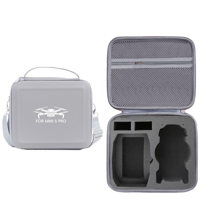 For DJI Mini 5 Pro & RC-N3 Remote Control Nylon Storage Bag Portable Handbag, Style: With Shoulder Strap Gray