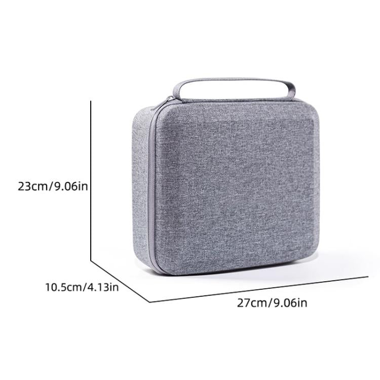 For DJI Mini 5 Pro & RC-N3 Remote Control Nylon Storage Bag Portable Handbag, Style: With Shoulder Strap Gray