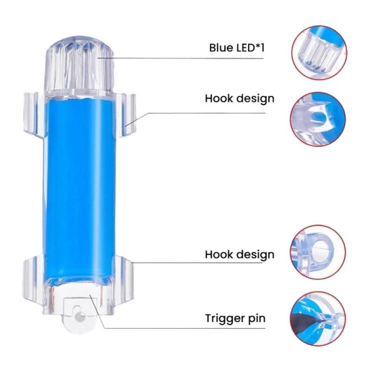 Fish-Attracting Light Water-Activated Flashing Light Fish-Gathering Light, Spec: Single Light