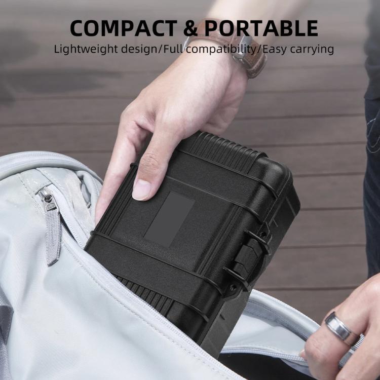 Flymile Carrying Case For Insta360 Ace Pro Street Photography Kit Shockproof Protective Storage Box - Black