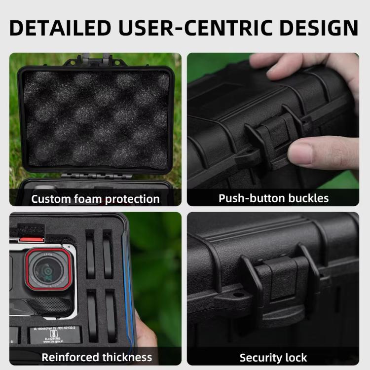 Flymile Carrying Case For Insta360 Ace Pro Street Photography Kit Shockproof Protective Storage Box - Black