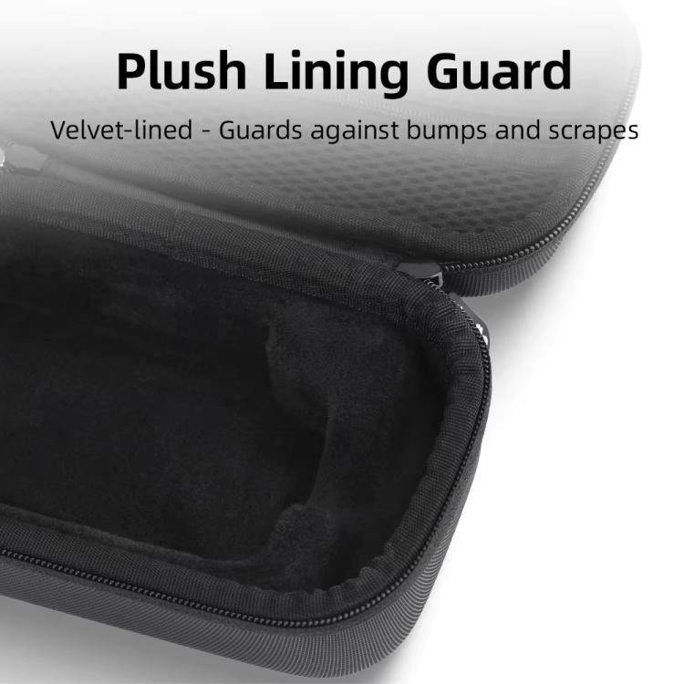 Flymile Carrying Case For DJI Osmo Action 5 Pro/4/3 Grip Cage Version Portable Handdbag - Black
