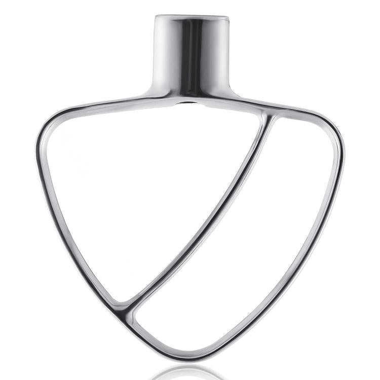 Stainless Steel Flat Beater For KitchenAid 4.5 & 5 QT Mixers - No Coating Chip-Resistant Attachment