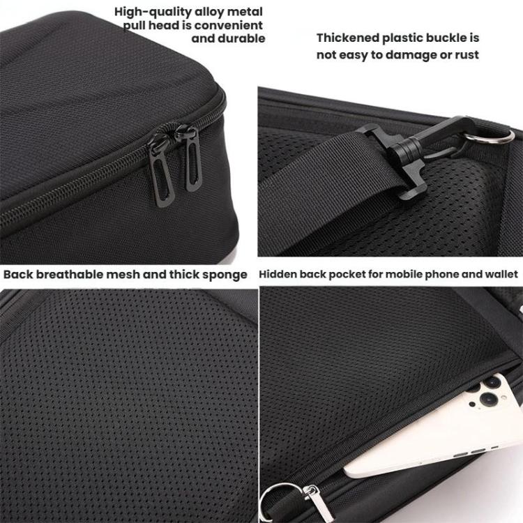 For DJI Mini 5 Pro Fly More Combo BKano M5-001 Organizer Bag Single Shoulder Backpack