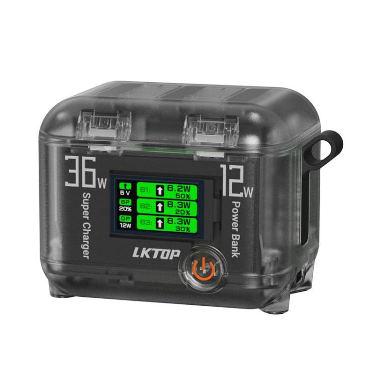 LKTOP ACG247 Multi-Functional Battery Charging Organizer For DJI Osmo 360 / Action 5 Pro / Action 4 / Action 3