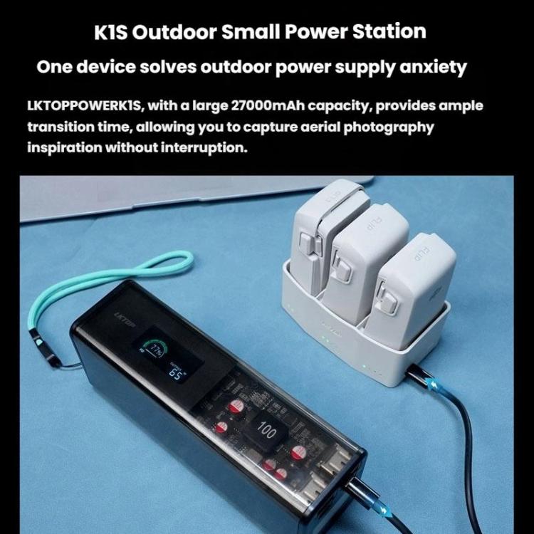 For DJI Flip LKTOP FC326 65W 3-Channel Battery Charge Manager