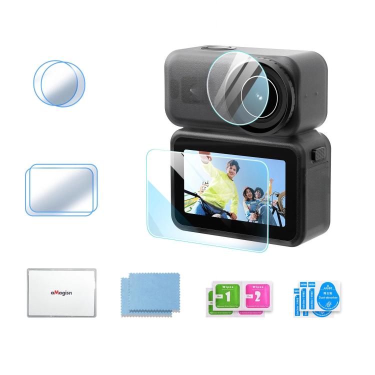 For DJI Osmo Nano aMagisn Tempered Glass Screen Protector Lens Film, Spec: 2sets