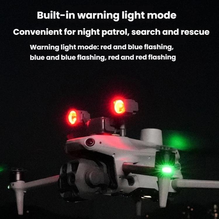 For DJI Matrice 4E / 4T LKTOP KL340 40W Searchlight Drone Mounted Colorful Flashing Lamp