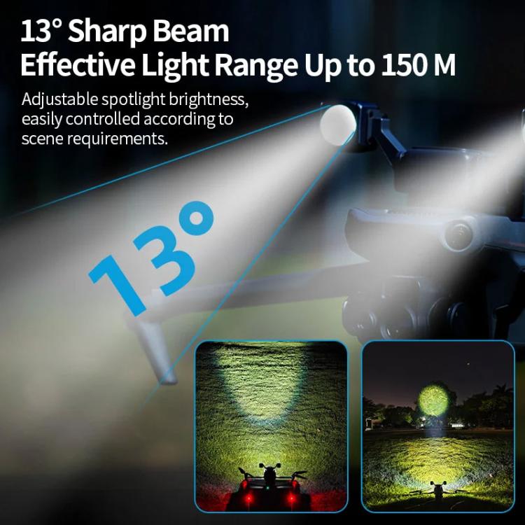 For DJI Matrice 4E / 4T LKTOP KL340 40W Searchlight Drone Mounted Colorful Flashing Lamp