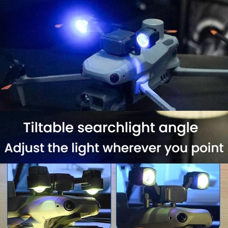 For DJI Matrice 4E / 4T LKTOP KL340 40W Searchlight Drone Mounted Colorful Flashing Lamp