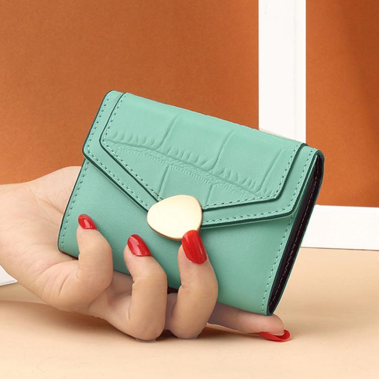 Stone Pattern Accordion Card Holder Women Multi-Card Slot ID Card Clip