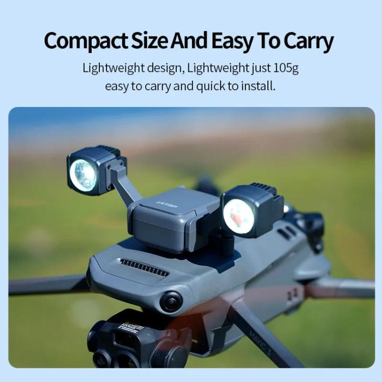 For DJl Mavic 3T / 3E LKTOP KL340 40W Searchlight Drone Mounted Colorful Flashing Lamp