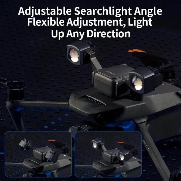 For DJl Mavic 3T / 3E LKTOP KL340 40W Searchlight Drone Mounted Colorful Flashing Lamp