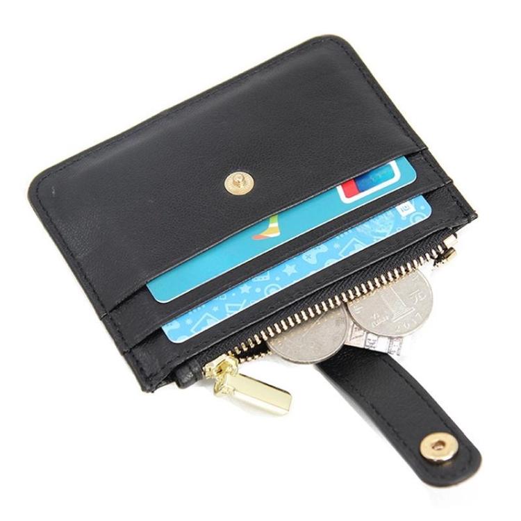Ultra-Thin RFID Anti-Theft Card Holder Multi-Functional ID Document Clip Driver License Card Sleeve - Black