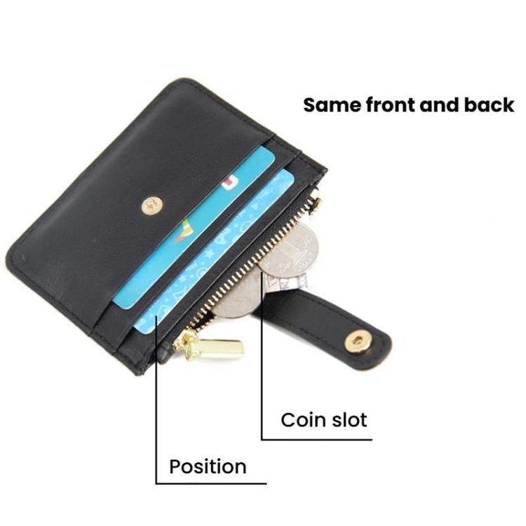 Ultra-Thin RFID Anti-Theft Card Holder Multi-Functional ID Document Clip Driver License Card Sleeve - Black