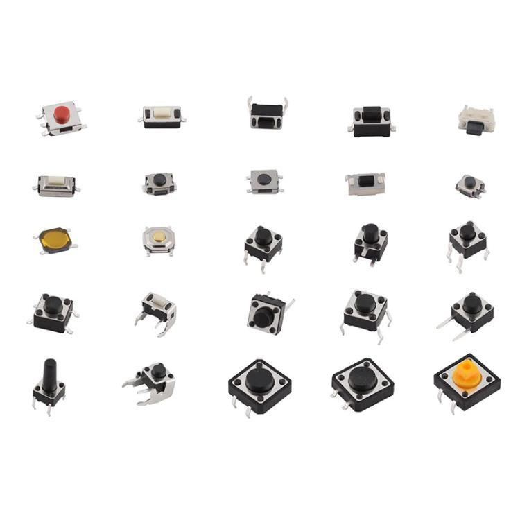 125pcs /Set Car Button Micro Tactile Switch - Bagged
