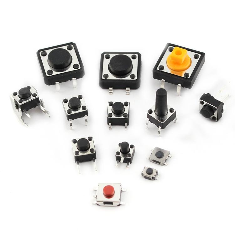 125pcs /Set Car Button Micro Tactile Switch - Bagged