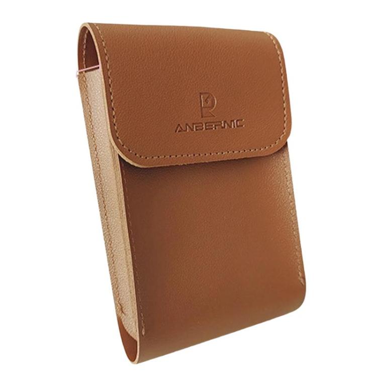 ANBERNIC RG34XX Handheld Game Console Storage Case Game Console Leather Cover - Brown