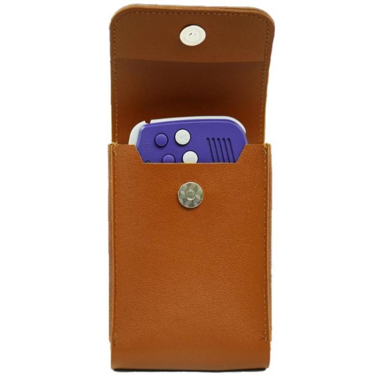 ANBERNIC RG34XX Handheld Game Console Storage Case Game Console Leather Cover - Brown