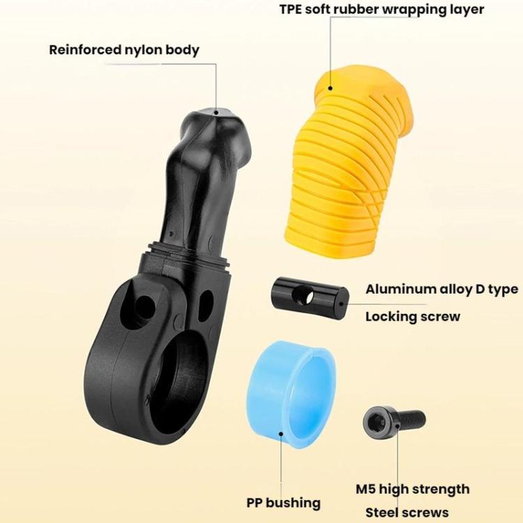 WEST BIKING Bicycle Riding Ergonomics Thumb Auxiliary Grip Handle