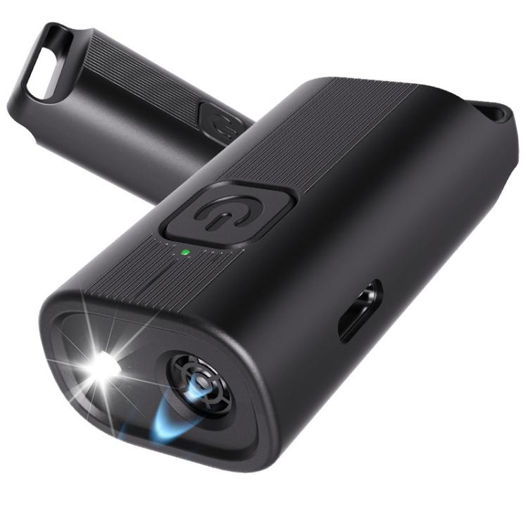 Mini Outdoor High-power Long-distance Training Ultrasonic Dog Repeller - Black