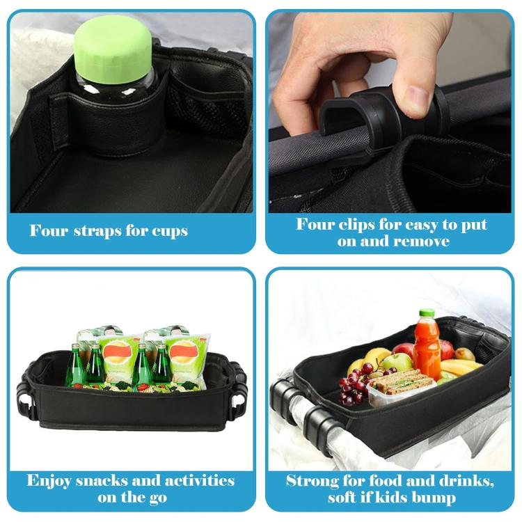 For Wonderfold W4 L Baby Stroller Tray Four Wheeled Wagon Meal Tray