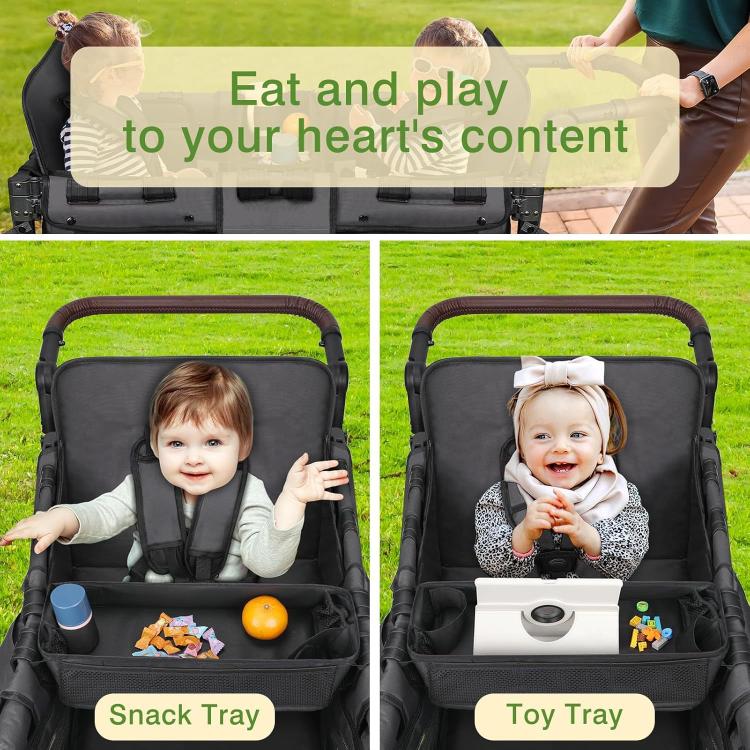 For Wonderfold W1 / W2 S Baby Stroller Tray Four Wheeled Wagon Meal Tray