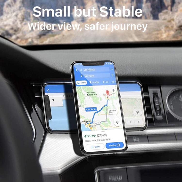 ML-172 Car Air Vent Clip-On Magnetic Phone Mount Universal Phone Navigation Holder